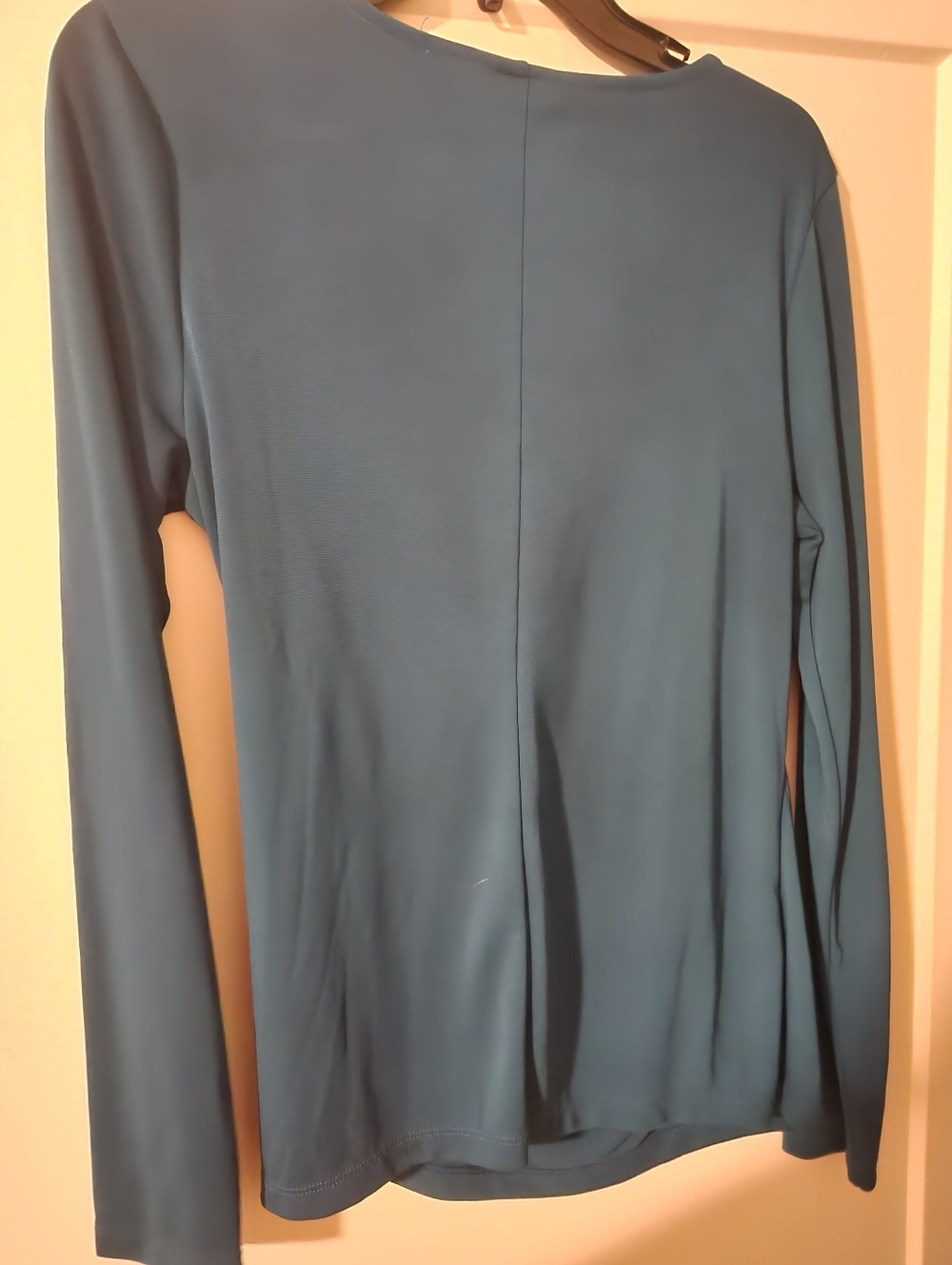 INC Blue Ruched Shirt - Picture 2 of 2